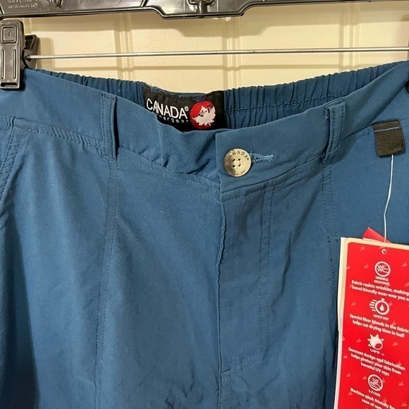 Canada Weathergear Shorts Hybrid Quick Dry Athletic Blue Medium - Picture 4 of 11